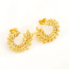 Wholesale Women's Highend Niche Design 316L Stainless Steel Flower Earrings With Electroplating