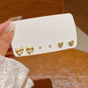 Wholesale Women's Highend Niche Simple Geometric Heart Bow Drop Shape Copper 925 Silver Needle Zircon Pearl Earrings Jewelry