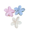 Wholesale Women's Highend Plastic And Resin Hair Gripper With Flower Design And Baking Paint Process