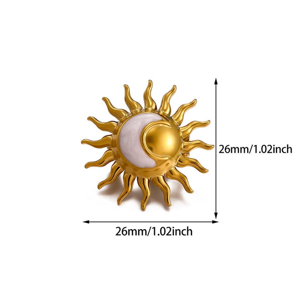 Wholesale Women's Highend Retro Elegant Bow Tie Starfish Stainless Steel Brooch Inlaid With Gold Accessories