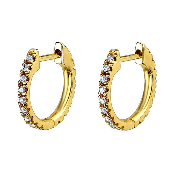 Wholesale Women's Highend Retro Exaggerated Cold Style Geometric Copper Earrings And Ear Buckles With Zirconia