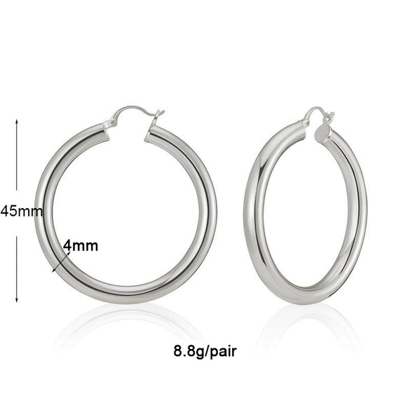 Wholesale Women's Highend Retro Exaggerated Cold Style Geometric Copper Earrings And Ear Buckles With Zirconia