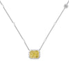 Wholesale Women's Highend S925 Sterling Silver Clavicle Chain With Flower And Oval Shaped Pendant And Electroplating