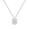 Wholesale Women's Highend S925 Sterling Silver Clavicle Chain With Flower And Oval Shaped Pendant And Electroplating