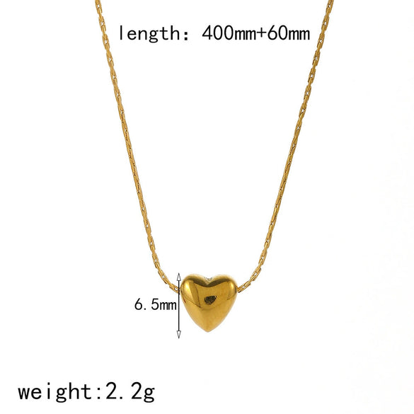 Wholesale Women's Highend Stainless Steel And Titanium Steel Necklace With Geometric Pendant And Bamboo Chain Electroplated