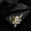 Wholesale Women's Highend Zinc Alloy Flower Brooch For Fixed Clothes With Electroplating