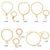 Wholesale Women's Hip Hop Style Iron Chain Alloy Heart Shape Pendant Necklace With Electroplating Treatment