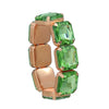 Wholesale Women's Hiphop Alloy Bracelet With Geometric Design And Diamond Accents