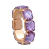 Wholesale Women's Hiphop Alloy Bracelet With Geometric Design And Diamond Accents