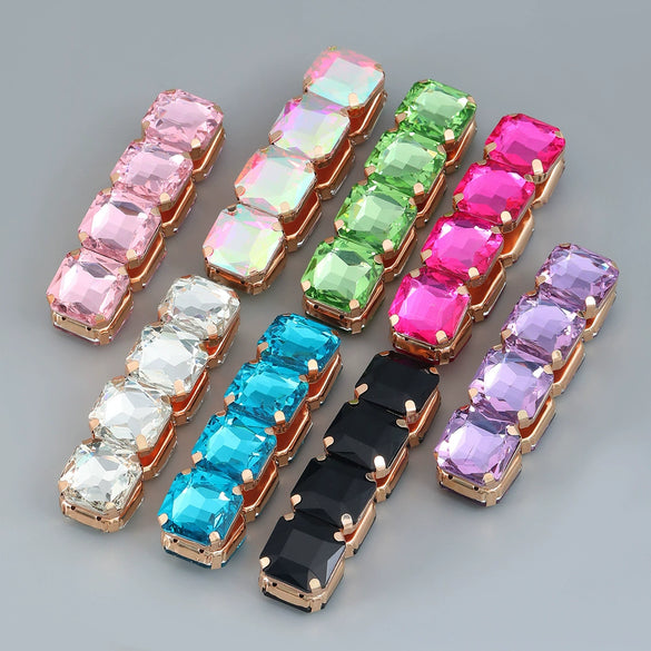Wholesale Women's Hiphop Alloy Bracelet With Geometric Design And Diamond Accents