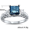 Wholesale Women's Hollow Alloy Geometric Zircon Ring