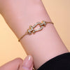 Wholesale Women's Horseshoe Buckle Titanium Steel Clavicle Chain With Geometric Pattern And Microinlaid Diamonds Set With Diamonds And Electroplated In Vacuum Furnace