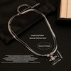 Wholesale Women's Ice Cute Style Diamond Ufo Pendant Necklace With Flat Snake Chain And Electroplating Design