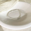 Wholesale Women's Imitation Pearl Bracelet With Geometric Pattern And Electroplating Treatment
