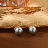 Wholesale Women's Imitation Pearl Geometric Ear Hook Earrings Simple Design