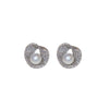 Wholesale Women's Imitation Pearl Geometric Style Electroplated Earrings