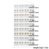 Wholesale Women's Imitation Pearl Rhinestone Earrings Set Geometric Style Electroplated