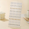 Wholesale Women's Imitation Pearl Rhinestone Earrings Set Geometric Style Electroplated