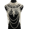 Wholesale Women's Imitation Pearl Water Wave Chain Pure Handmade Creative Necklace