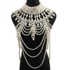 Wholesale Women's Imitation Pearl Water Wave Chain Pure Handmade Creative Necklace