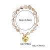 Wholesale Women's Imitation Shell Starfish Heart Alloy Necklace With Electroplating And Imitation Pearl Enamel Featuring Animal And Zodiac Patterns