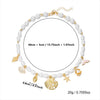 Wholesale Women's Imitation Shell Starfish Heart Alloy Necklace With Electroplating And Imitation Pearl Enamel Featuring Animal And Zodiac Patterns