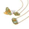 Wholesale Women's Ins Ocean Style Starfish And Shell Jewelry Titanium Steel And Stainless Steel With Pvd Vacuum Plating