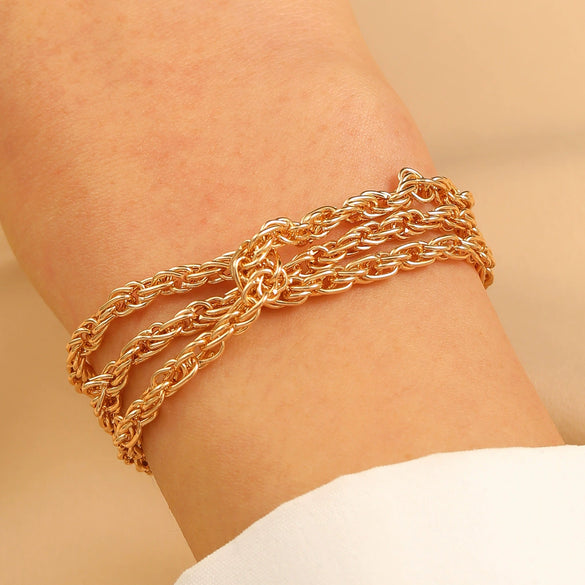 Wholesale Women's Ins Style Alloy Bracelet With Heart Shape Geometric Letters Numbers Text Pattern Electroplated