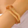 Wholesale Women's Ins Style Alloy Bracelet With Heart Shape Geometric Letters Numbers Text Pattern Electroplated