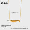Wholesale Women's Ins Style Animal Zodiac Stainless Steel Pendant Necklace With Vacuum Real Gold Plating In Pvd Furnace