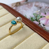 Wholesale Women's Ins Style Freshwater Pearl Open Ring Set With Pearls Made Of Copper Alloy