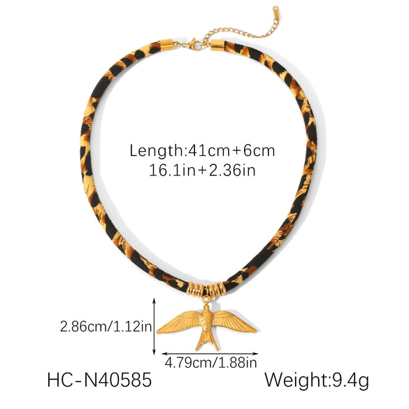 Wholesale Women's Ins Style Geometric Gold Plated Stainless Steel Jewelry Necklaces Bracelets Earrings With Velvet Chain