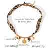 Wholesale Women's Ins Style Geometric Pattern Heart Pendant Jewelry Set Stainless Steel Electroplated Necklace Bracelet Earrings Ring With Cuban Link Chain