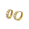 Wholesale Women's Ins Style Geometric Pearl Earrings S925 Silver Electroplated