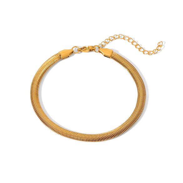 Wholesale Women's Ins Style Geometric Stainless Steel Electroplated Bracelet Jewelry