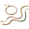 Wholesale Women's Ins Style Geometric Stainless Steel Gold Plated Bracelet Jewelry