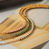 Wholesale Women's Ins Style Geometric Stainless Steel Gold Plated Bracelet Jewelry