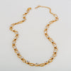 Wholesale Women's Ins Style Geometric Wave Stainless Steel Electroplated Paper Clip Chain Necklace