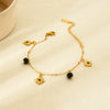 Wholesale Women's Ins Style Minimalist Star Shape Stainless Steel Bracelet With 18K Gold Plated Pendant Jewelry