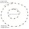 Wholesale Women's Ins Style Natural Stone Pearl And Crystal Jewelry Set With Electroplated Box Chain