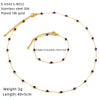 Wholesale Women's Ins Style Natural Stone Pearl And Crystal Jewelry Set With Electroplated Box Chain
