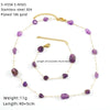 Wholesale Women's Ins Style Natural Stone Pearl And Crystal Jewelry Set With Electroplated Box Chain