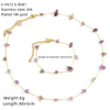 Wholesale Women's Ins Style Natural Stone Pearl And Crystal Jewelry Set With Electroplated Box Chain
