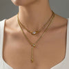 Wholesale Women's Ins Style Snake Head Snake Bone Chain Electroplated Necklace