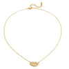 Wholesale Women's Ins Style Stainless Steel Electroplated Lip Pendant Necklace