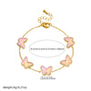Wholesale Women's Insect Pattern Electroplated Stainless Steel Bracelet Accessories
