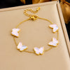Wholesale Women's Insect Pattern Electroplated Stainless Steel Bracelet Accessories