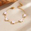 Wholesale Women's Insect Pattern Electroplated Stainless Steel Bracelet Accessories