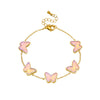 Wholesale Women's Insect Pattern Electroplated Stainless Steel Bracelet Accessories