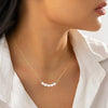 Wholesale Women's Irregular Freshwater Pearl Necklace With Electroplating Copper Plated With Real Gold Pendant Light Luxury And Minimalist Style